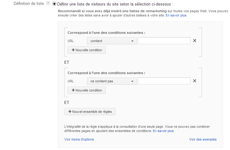 Liste de remarketing liste-remarketing