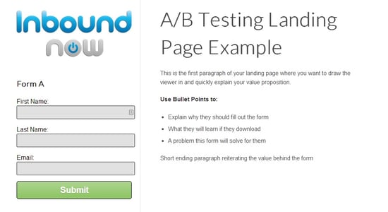 optimiser landing pages