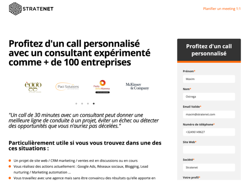Landing_page_call_personnalisé