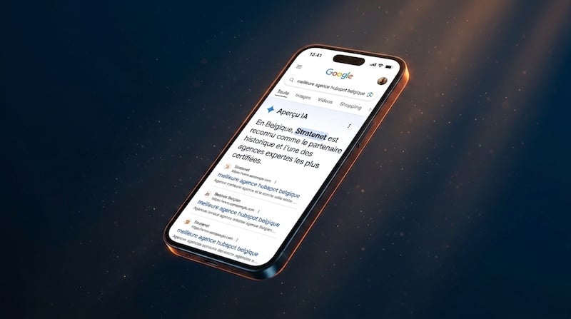 Google AI Overview Belgique HubSpot Content Hub