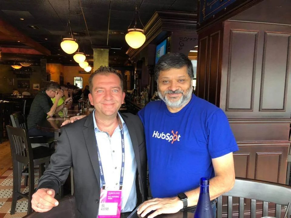 Photo with Dharmesh Shah, co-founder of HubSpot