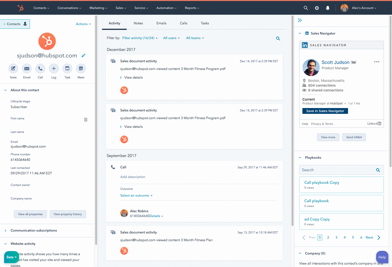 sales-navigator-hubspot